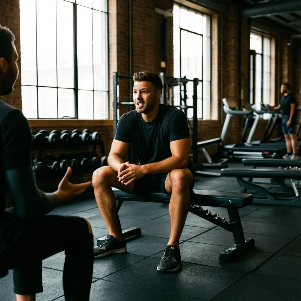 The coach preparing for a movement assessment